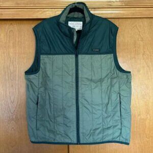 Filson UltraLight Quilted Colorblock Vest in Seaspray Size XXL